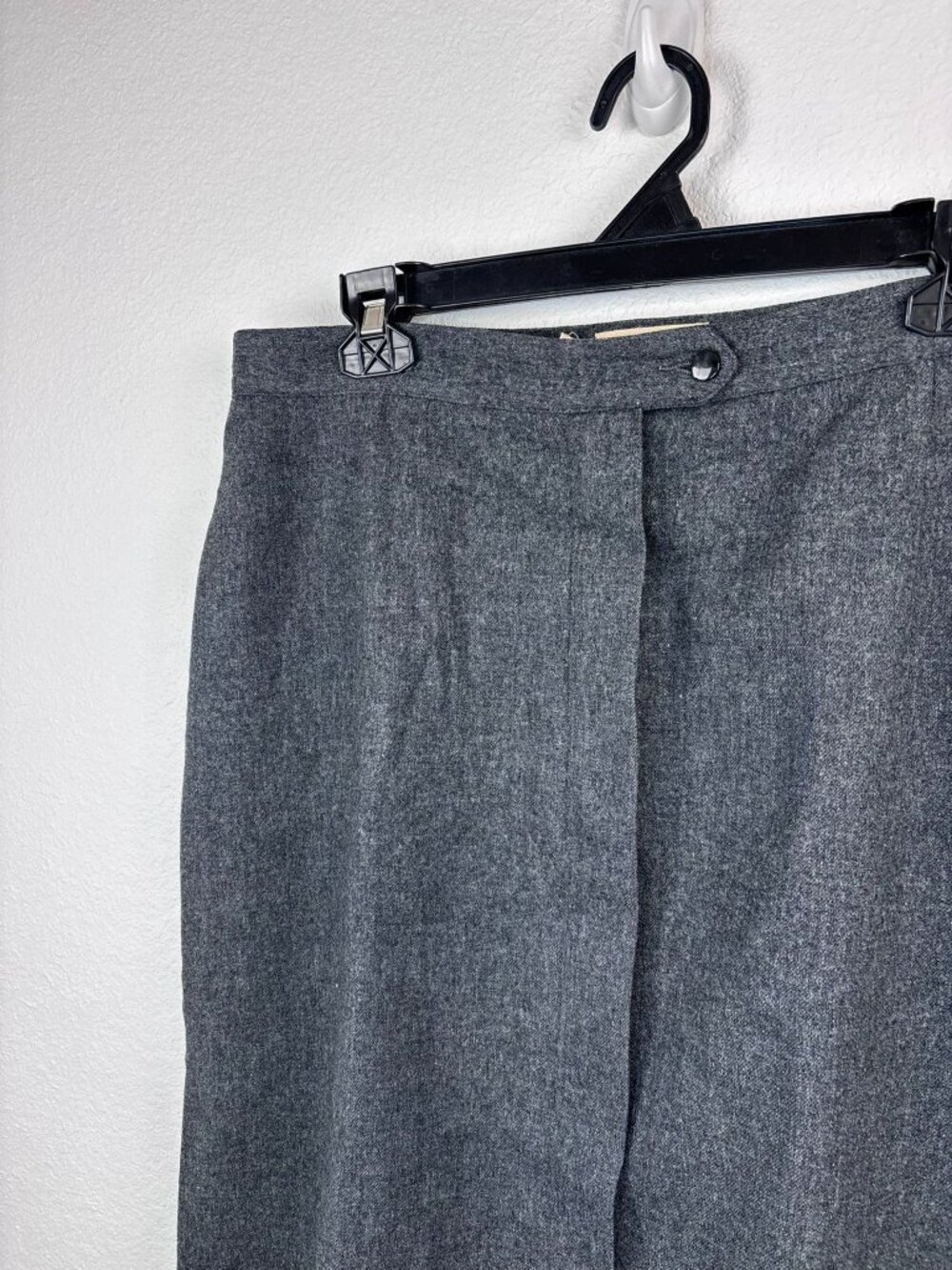 Vintage Pendleton women's 20 grey 100% virgin wool maxi midi skirt cottagecore - Picture 2 of 6